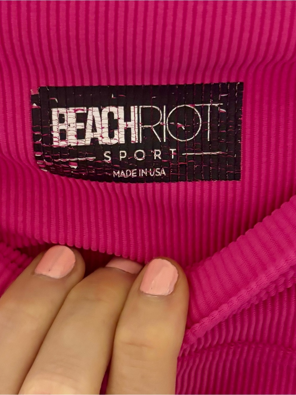 Beach Riot Sport Ribbed Bike Shorts Size Small - Picture 5 of 5